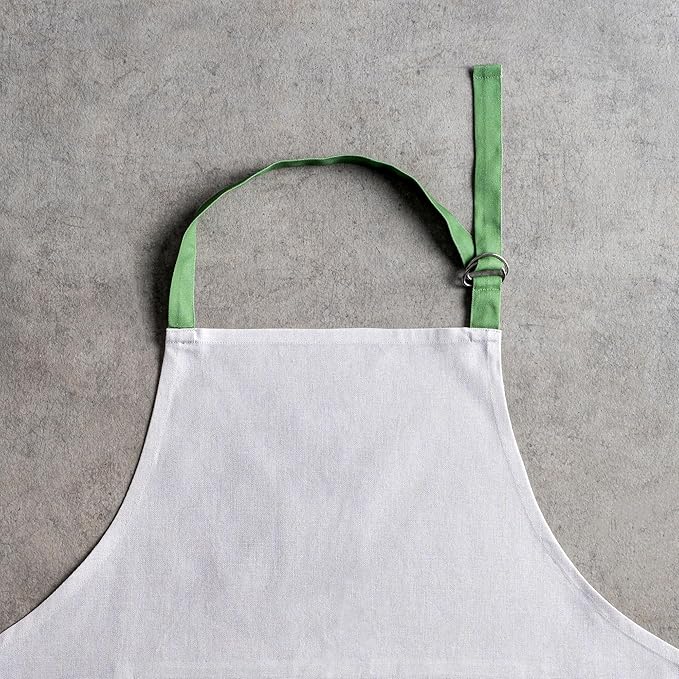 Maison d' Hermine 100% Cotton Apron for women with Pocket Kitchen Chef Apron for Men Cooking Mothers Day Gifts