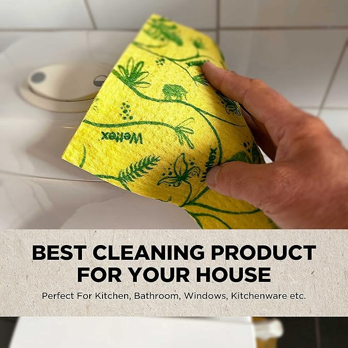 Wettex The Original 10 Pack Swedish Dishcloth for Kitchen