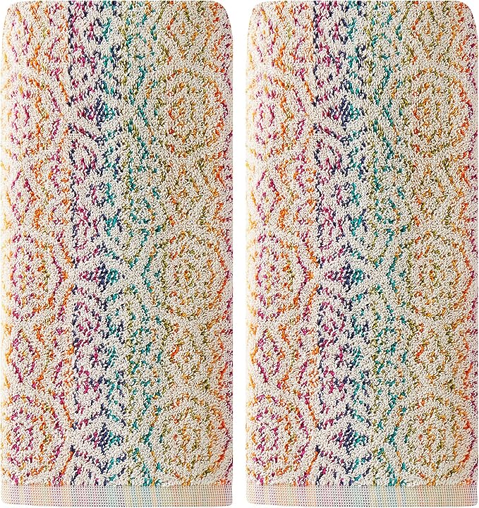 SKL Home Rhapsody Hand Towel Set, Multicolored