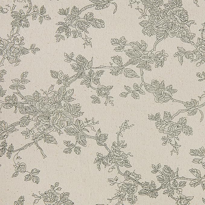 100% Cotton French Pastoral Table Runners, 13x90 Inch Green Farmhouse Table Runners 90 Inches Long, Vintage Flowers Print Home Decors