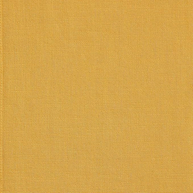 ZeeMart Rustic Cotton Linen Table Runner, 13x60 Inches Yellow, Farmhouse Style Yellow Table Runners 60 Inches Long, Washable Kitchen Dining Table Decoration for Home Party Decor