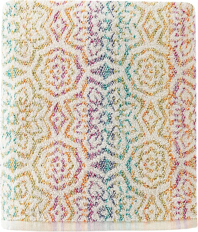 SKL Home Rhapsody Jacquard Bath Towel, Multi