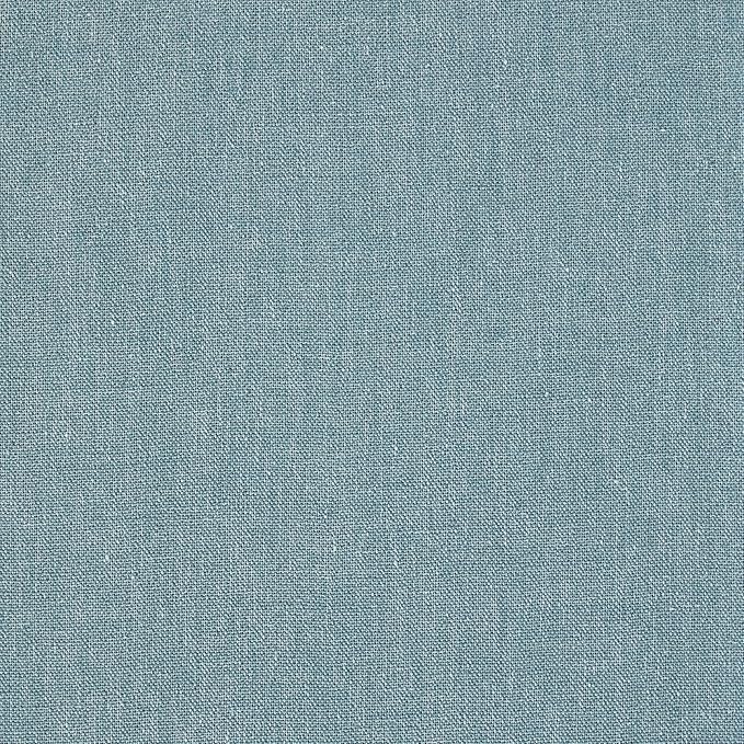 ZeeMart Rustic Cotton Linen Table Runner, 13x72 Inches River Blue, Farmhouse Style Blue Table Runners 72 Inches Long, Washable Kitchen Dining Table Decoration for Home Party Decor