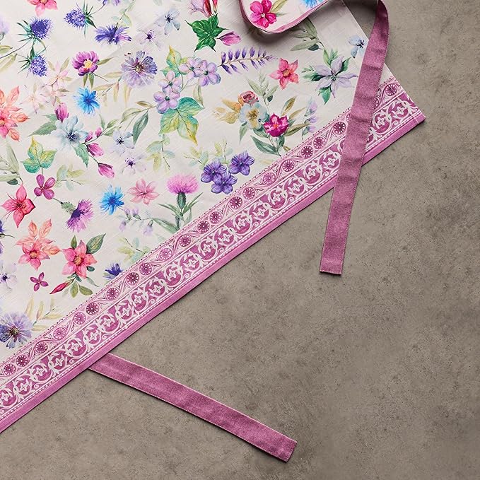 Maison d' Hermine 100% Cotton Apron for women with Pocket Kitchen Chef Apron for Men Cooking Mothers Day Gifts