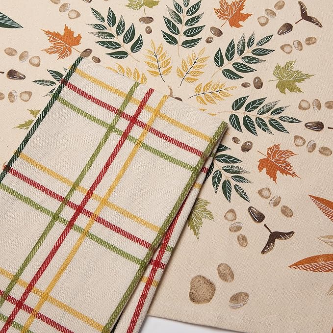 Now Designs Set of Two Fall Foliage Tea Towel, 1 EA